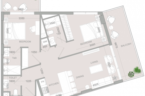 Apartment in Dubai 2 bedrooms, 96 sq.m. № 18111 - photo 9