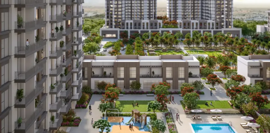 Appartement à Town Square, Dubai, 1 chambre, 60.88 m², № 133402