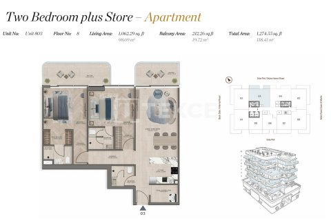 Apartamento en Dubai, 3 dormitorios, 175 m², № 102252 - foto 3