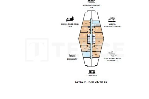 Apartamento en Jumeirah Lake Towers, Dubai, 1 dormitorio, 64 m², № 69162 - foto 9