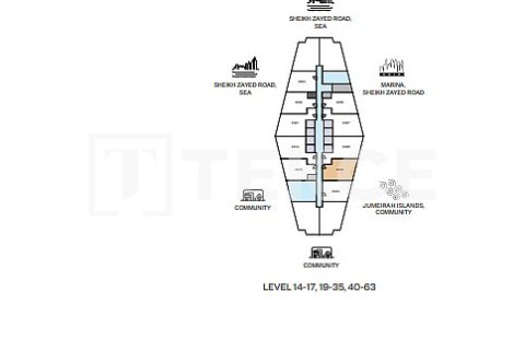 Apartamento en Jumeirah Lake Towers, Dubai, 1 dormitorio, 64 m², № 69162 - foto 21