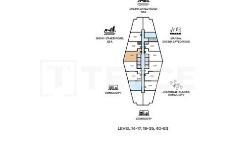 Apartamento en Jumeirah Lake Towers, Dubai, 1 dormitorio, 64 m², № 69162 - foto 23