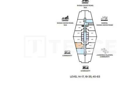 Apartamento en Jumeirah Lake Towers, Dubai, 1 dormitorio, 64 m², № 69162 - foto 12