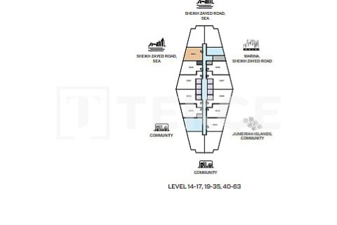 Apartamento en Jumeirah Lake Towers, Dubai, 1 dormitorio, 64 m², № 69162 - foto 17