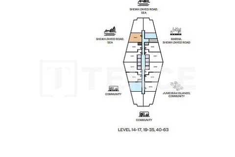 Apartamento en Jumeirah Lake Towers, Dubai, 1 dormitorio, 64 m², № 69162 - foto 16