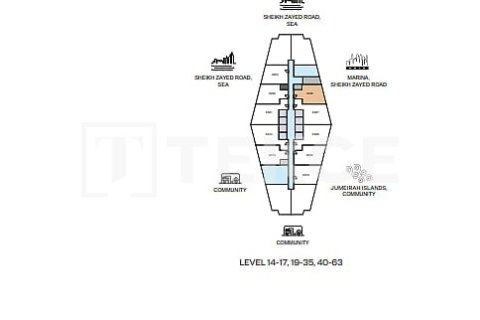 Apartamento en Jumeirah Lake Towers, Dubai, 1 dormitorio, 64 m², № 69162 - foto 10