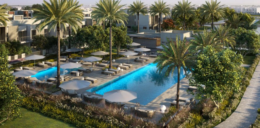 Townhouse in Dubai Land, Dubai 4 bedrooms, 216.74 sq.m. № 813