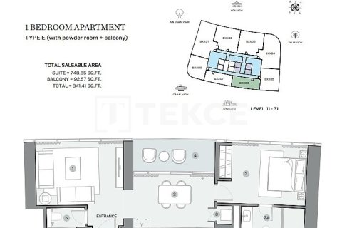 Appartement à Dubai Marina, Dubai, 1 chambre, 78 m², № 4274 - photo 24