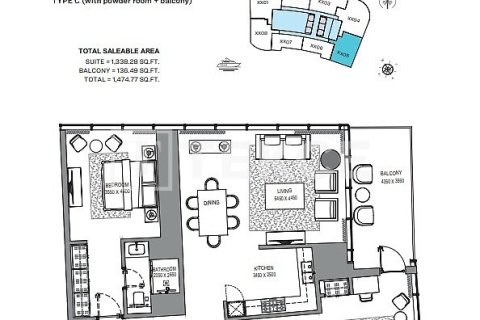 Appartement à Dubai Marina, Dubai, 1 chambre, 78 m², № 4274 - photo 26