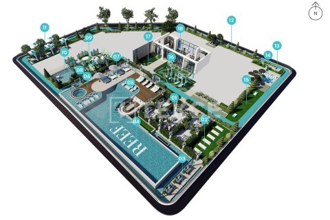 Apartment in Dubai Land, Dubai 2 bedrooms, 102 sq.m. № 95858 - photo 15