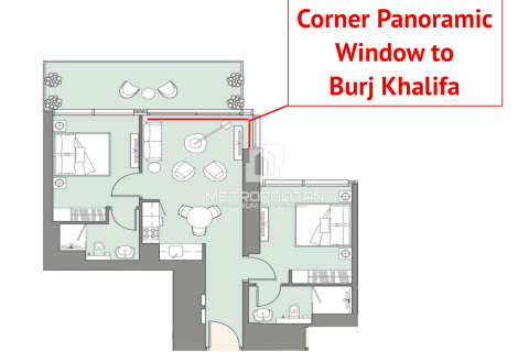 Apartamento en Business Bay, Dubai, 2 dormitorios, 82 m², № 8838 - foto 13