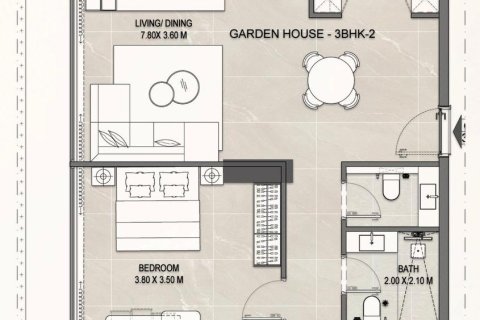 Apartamento en Dubai, 3 dormitorios, 189 m², № 22733 - foto 6