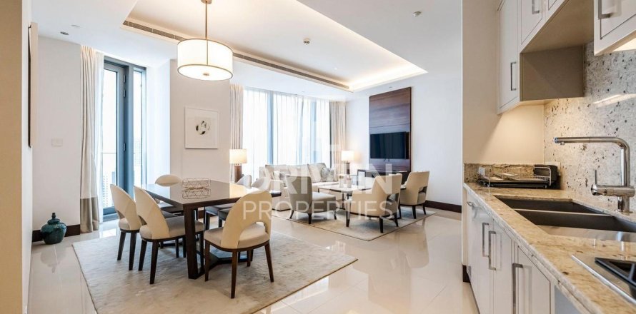 Квартира в The Address Sky View Towers, Даунтаун Дубай (Даунтаун Бурдж Дубай), Дубай, 2 спальни, 123.47м², № 128388