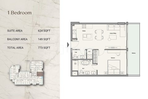Apartment in Al Sufouh, Dubai 2 bedrooms, 104 sq.m. № 113057 - photo 17