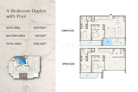 Apartment in Al Sufouh, Dubai 2 bedrooms, 104 sq.m. № 113057 - photo 23