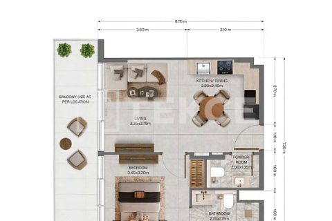 Apartamento en Dubai Land, Dubai, 2 dormitorios, 114 m², № 141876 - foto 26