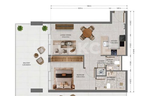 Apartamento en Dubai Land, Dubai, 2 dormitorios, 114 m², № 141876 - foto 24