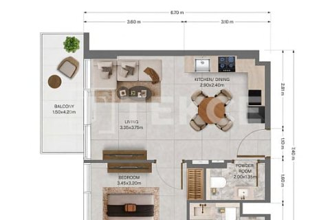 Apartment in Dubai Land, Dubai 3 bedrooms, 139 sq.m. № 141877 - photo 27
