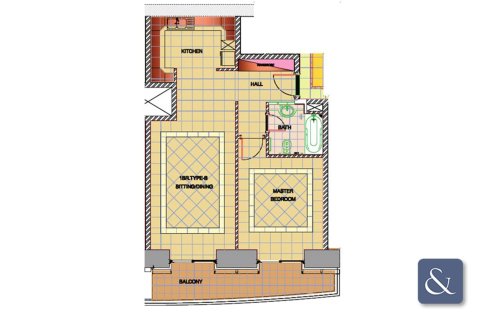 Снять в аренду квартиру в Дубай Марине, Дубай: 1 спальня, 80м², № 91653 - фото 5