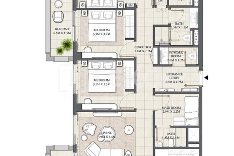 Appartement à Dubai, 3 chambres, 149 m², № 83996 - photo 12