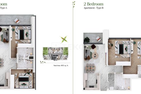 Apartment in Dubai Sports City, Dubai 2 bedrooms, 107 sq.m. № 59251 - photo 21