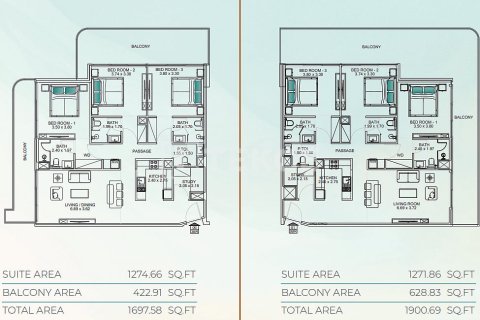 Appartement à Dubai, 3 chambres, 137 m², № 94487 - photo 24