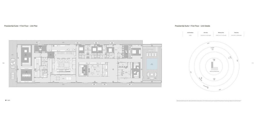 Ático en ARMANI BEACH RESIDENCES en Palm Jumeirah, Dubai, 12 dormitorios, 2875.28 m², № 31215