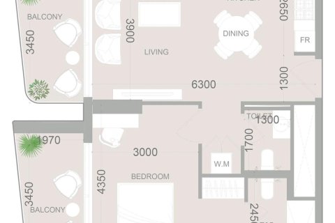 Apartamento en Dubai, 1 dormitorio, 66 m², № 58529 - foto 14
