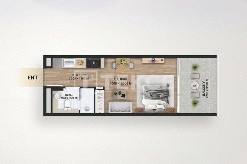 Apartamento en Dubai, 1 dormitorio, 70 m², № 9181 - foto 7
