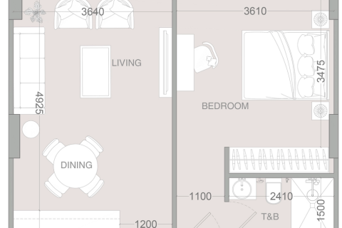 Apartamento en Dubai, 1 dormitorio, 72 m², № 18107 - foto 9