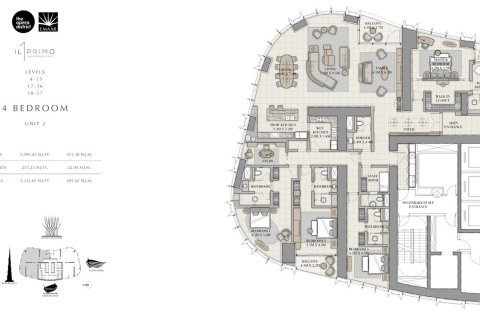 Apartment in Downtown Dubai (Downtown Burj Dubai), Dubai 4 bedrooms, 495 sq.m. № 103693 - photo 12