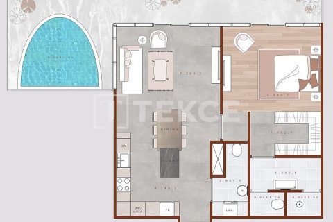 Купить дуплекс в Джумейра Вилладж Серкл, Дубай: 2 спальни, 113м², № 49718 - фото 16
