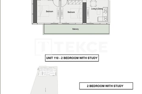 Appartement à Dubai, 1 chambre, 79 m², № 64465 - photo 16