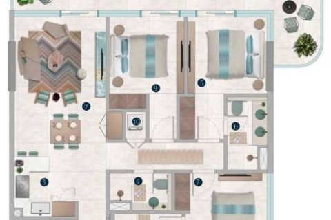 Apartment in Dubai Land, Dubai 2 bedrooms, 95 sq.m. № 103543 - photo 2