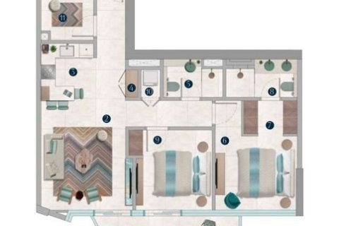 Apartment in Dubai Land, Dubai 2 bedrooms, 95 sq.m. № 103543 - photo 3