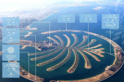 Apartamento en Serenia Residences The Palm, Palm Jumeirah, Dubai, 2 dormitorios, 121.42 m², № 3246 - foto 2