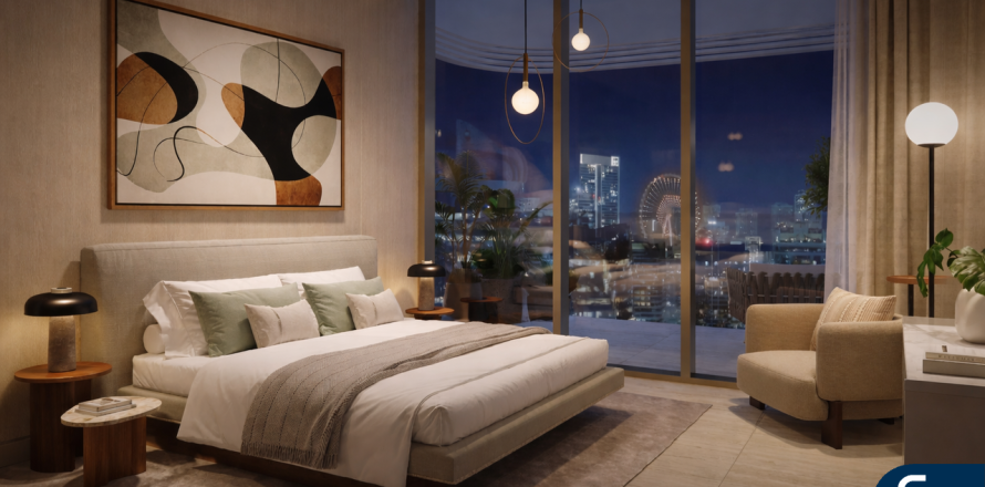 Appartement à Jumeirah Islands, Dubai, 2 chambres, 129 m², № 98415