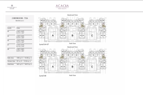 Apartment in Acacia, Dubai Hills Estate, Dubai 2 bedrooms, 145 sq.m. № 75660 - photo 18