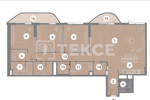 Apartamento en Dubai, 1 dormitorio, 95 m², № 12403 - foto 30