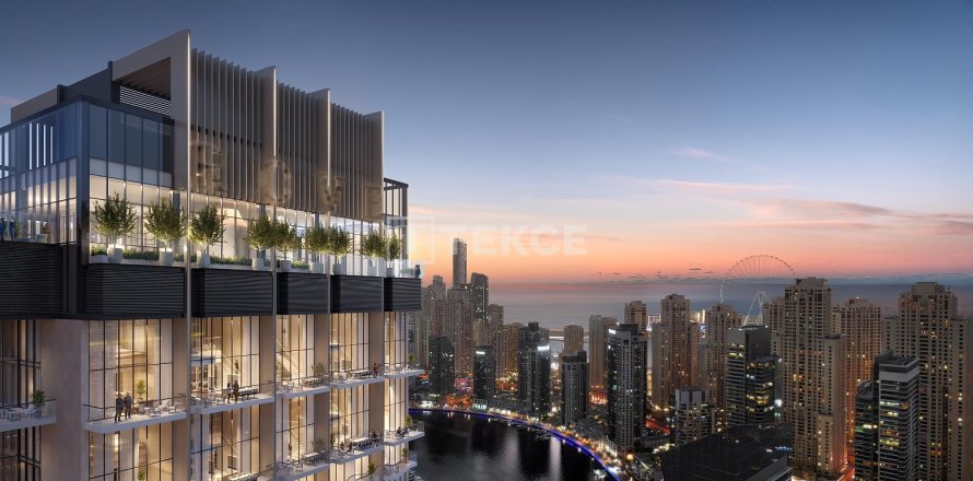 Penthouse à Dubai Marina, Dubai, 1 chambre, 56 m², № 83412