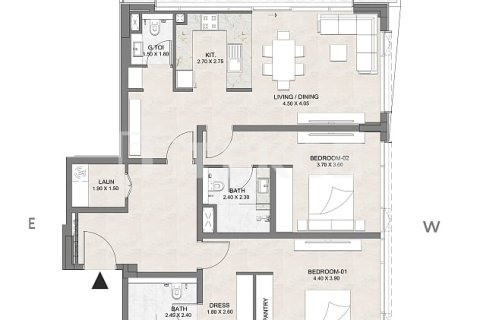 Apartamento en Dubai, 2 dormitorios, 129 m², № 110480 - foto 2