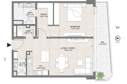 Apartment in Dubai 1 bedroom, 66 sq.m. № 110481 - photo 5