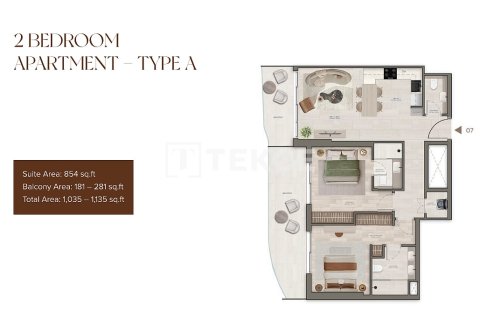 Apartamento en Jumeirah Village Circle, Dubai, 2 dormitorios, 102 m², № 101397 - foto 6