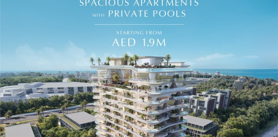 Apartamento en Beach Walk 2 en Dubai Harbour, Dubai, 2 dormitorios, 110 m², № 31346