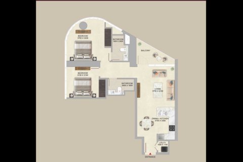 Appartement à Dubai, 2 chambres, 92.6 m², № 111280 - photo 10