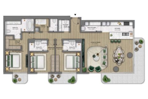 Appartement à Maritime City, Dubai, 1 chambre, 78 m², № 103571 - photo 17