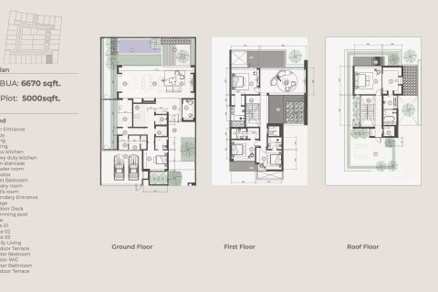Villa en Meydan, Dubai, 5 dormitorios, 557 m², № 103483 - foto 13