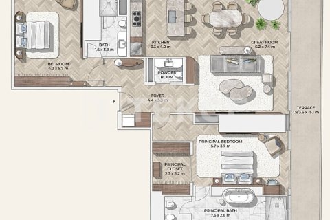 Apartamento en Dubai, 3 dormitorios, 285 m², № 49620 - foto 14