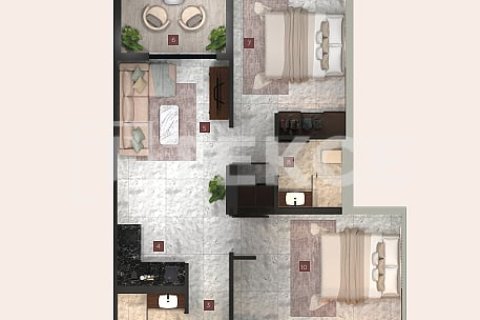 شقة في دبي 2 غرف نوم, 76 م² رقم 110245 - صورة 3