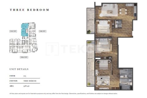 Appartement à Jumeirah Village Circle, Dubai, 1 chambre, 66 m², № 100637 - photo 12